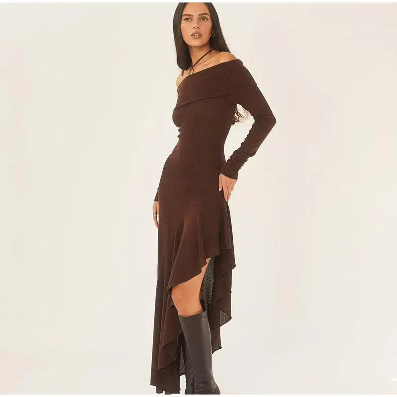 Elena rynke maxi-kjole