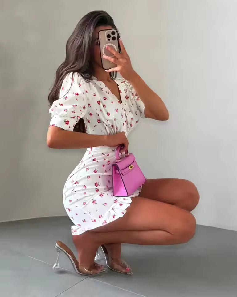 Natasha blomstermini-kjole