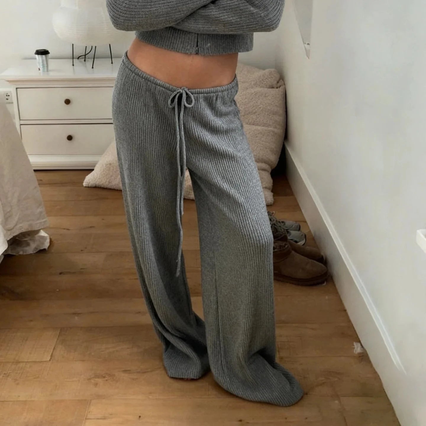 Ariane strikkede loungebukser
