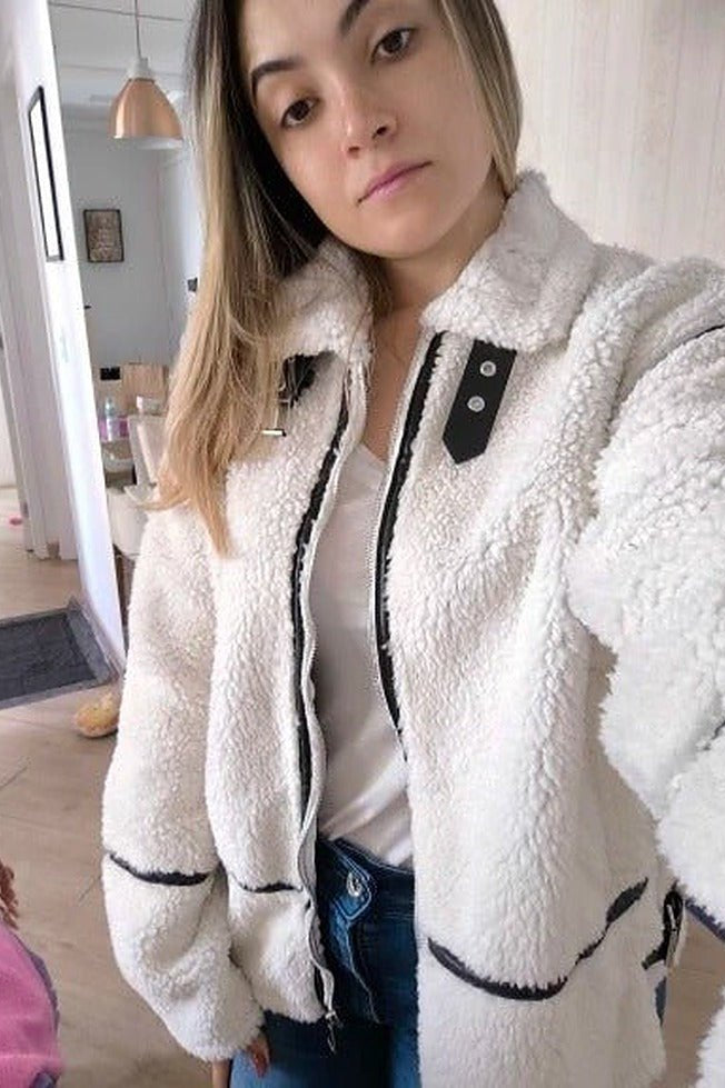 ZEYA - Ahela Boucle Bomber Jacket