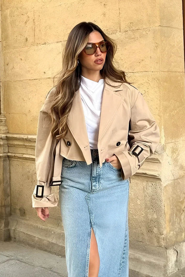 ZEYA - Aimee Cropped Trenchcoat