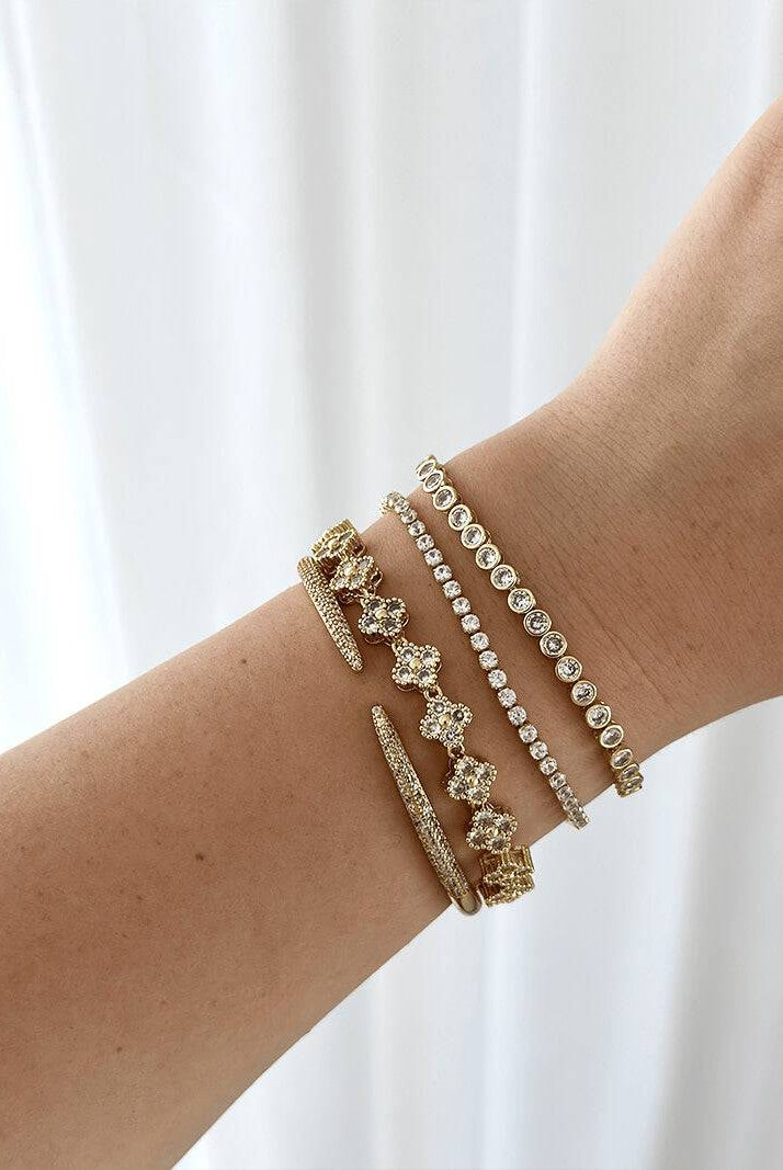 ZEYA - Alba Bezel Tennis Bracelet