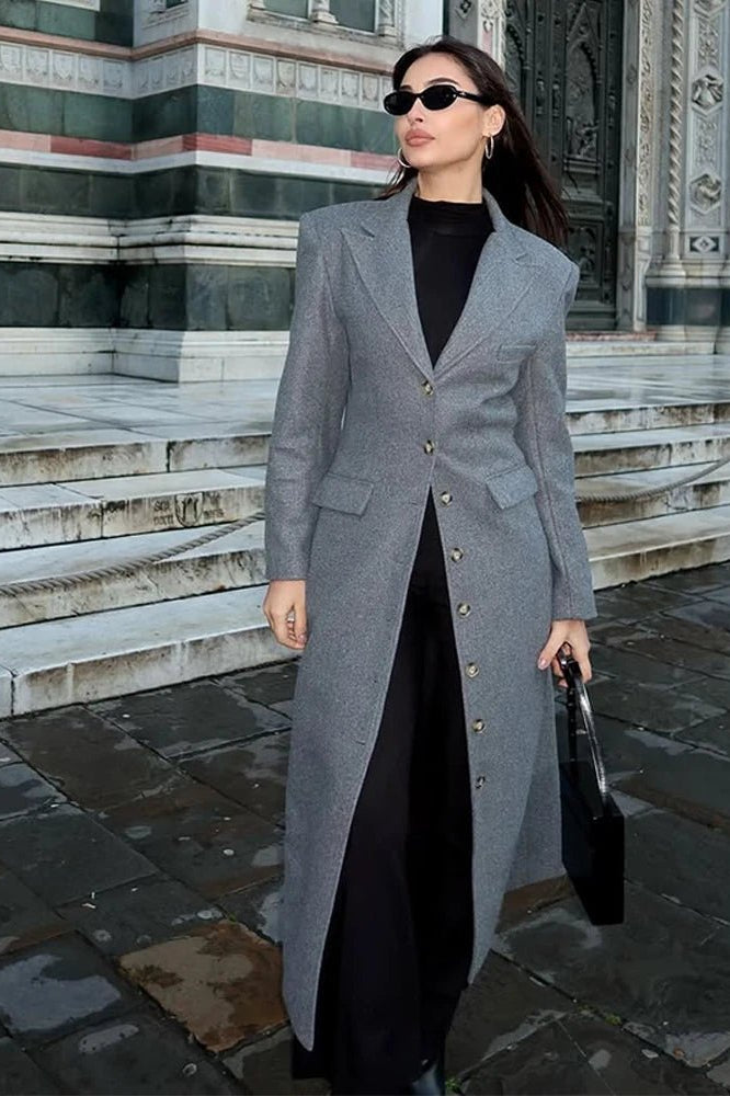 ZEYA - Alexis Cinched Waist Long Coat