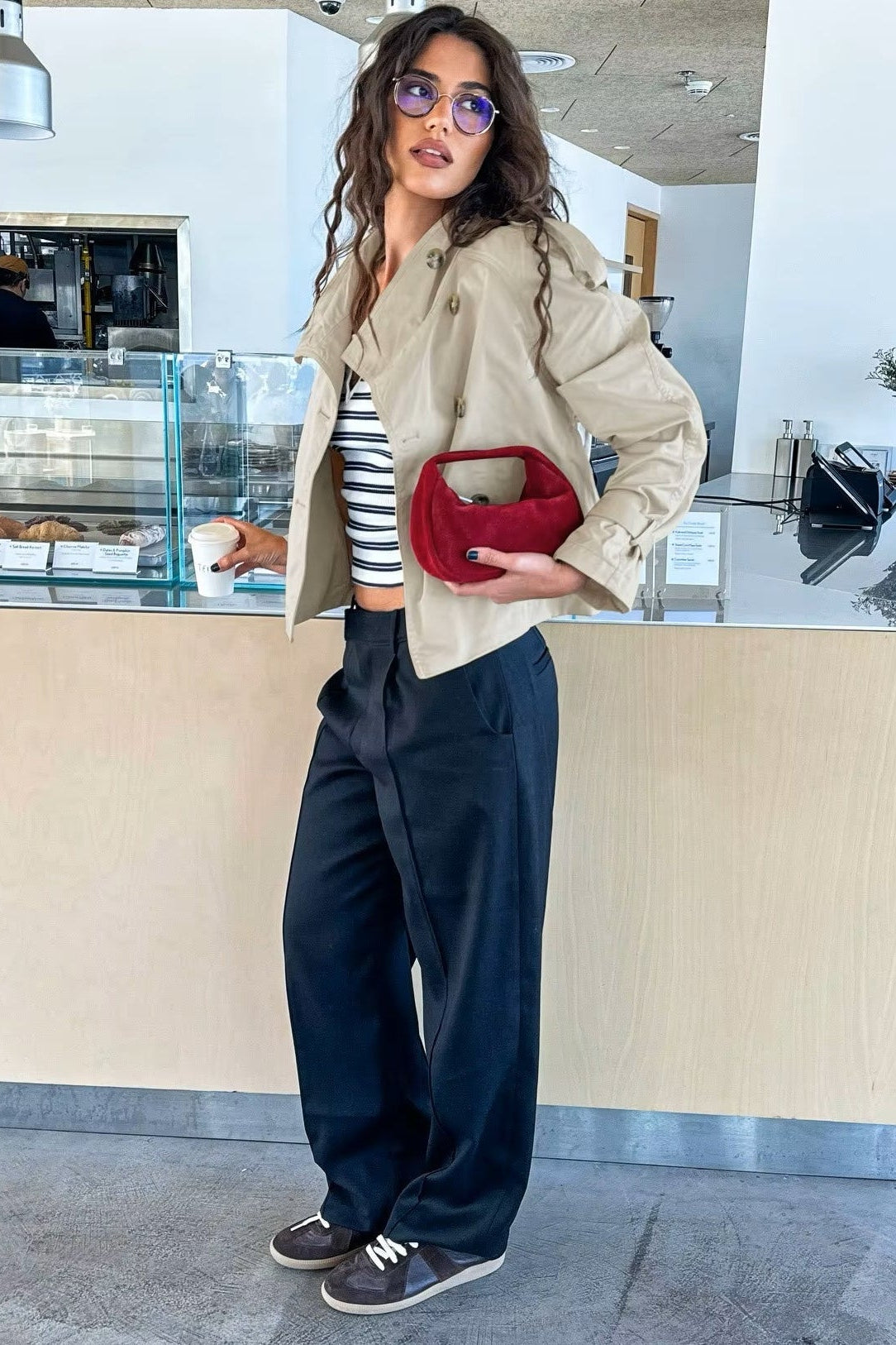 ZEYA - Amelie Belted Trench Coat