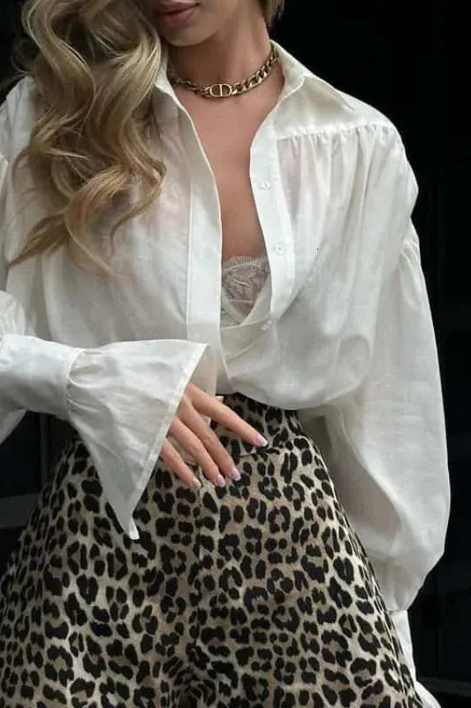 ZEYA - Amelie Long Sleeve Sheer Blouse