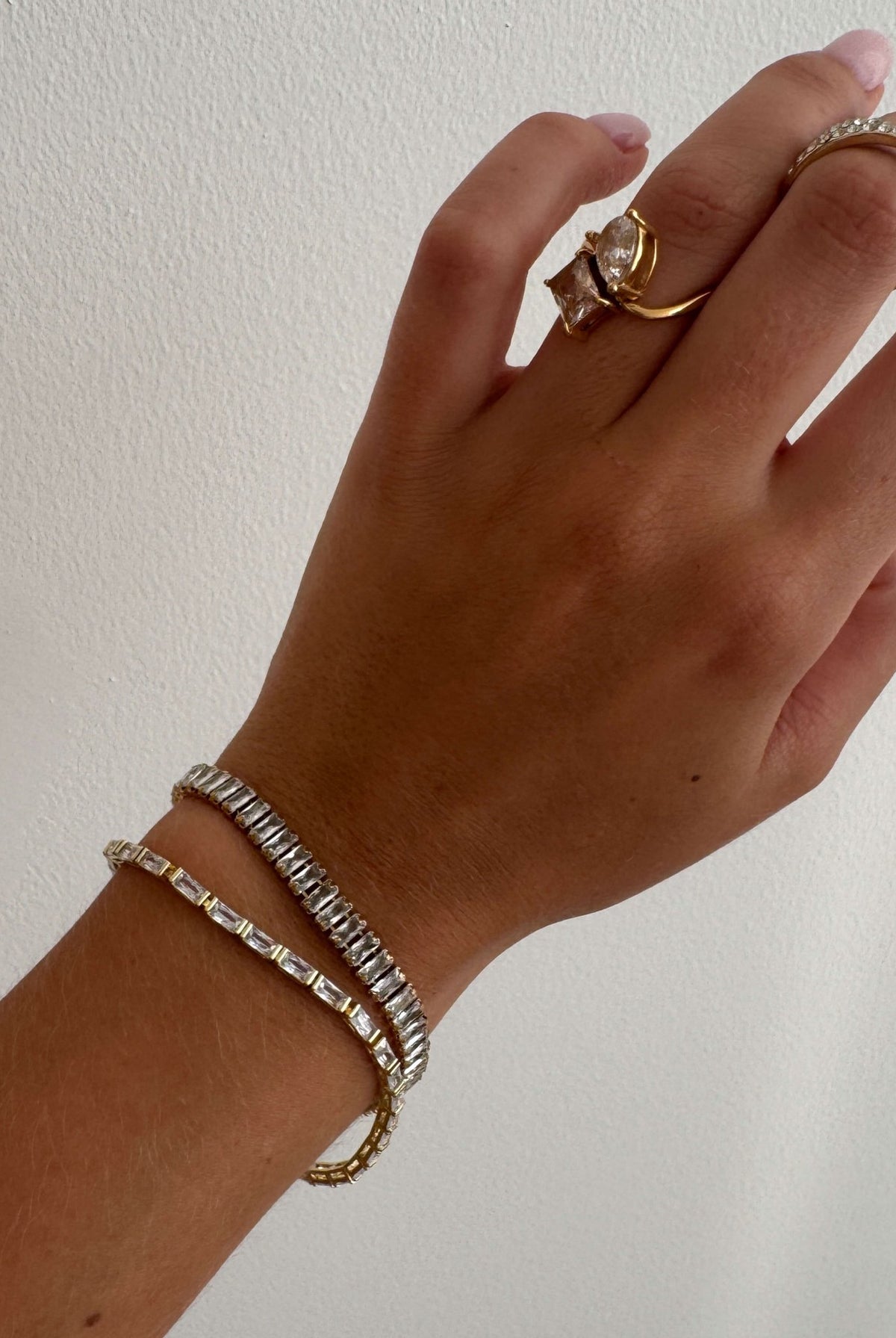ZEYA - Baguette Tennis Bracelet