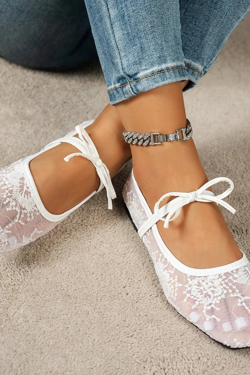 ZEYA - Beatrice Mesh Ballet Flats