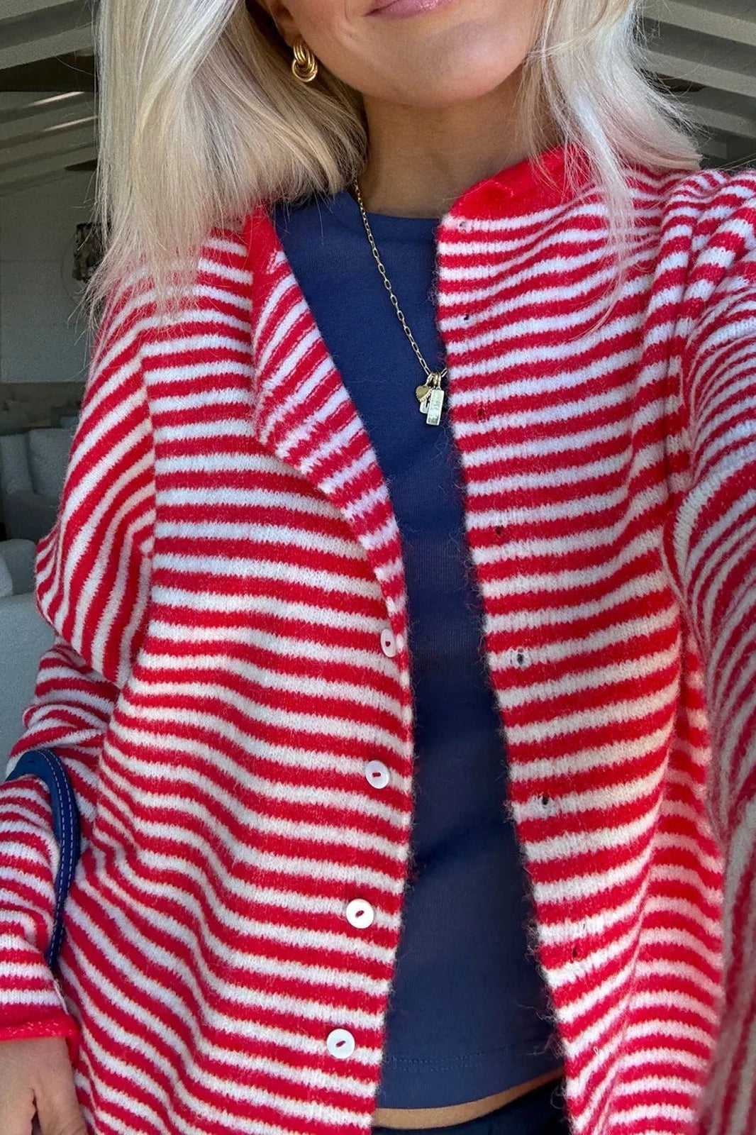 ZEYA - Belinda Striped Cardigan