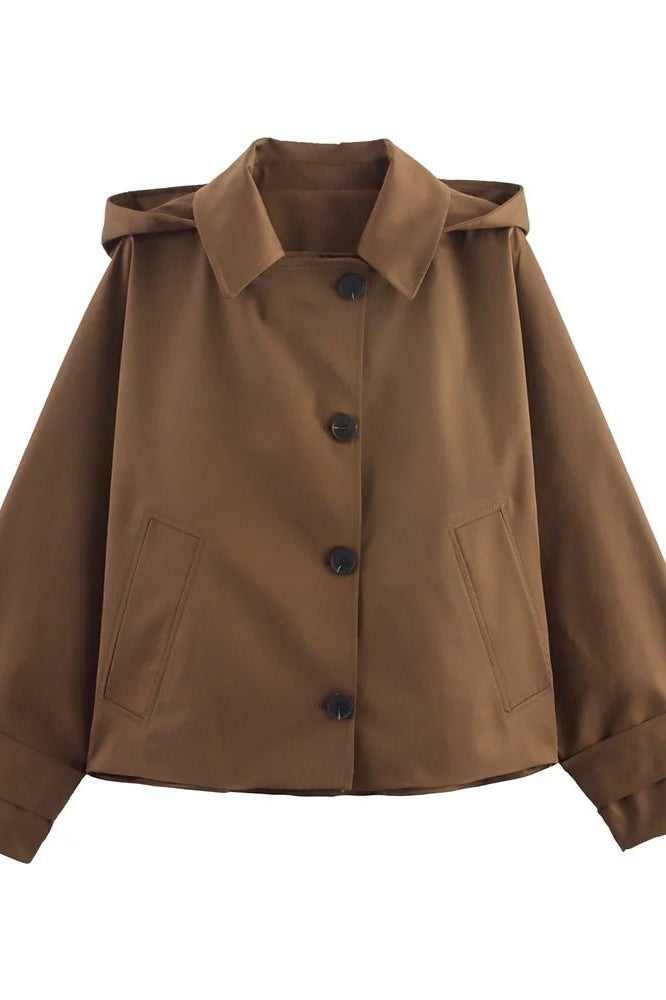 ZEYA - Bella Hooded Windbreaker Jacket