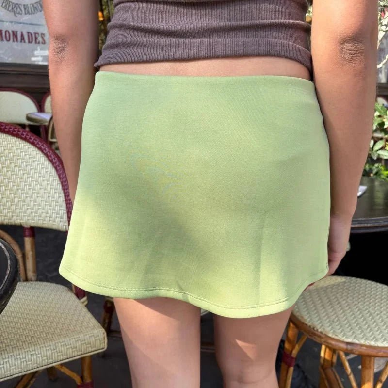 ZEYA - Bianca Low-Waist Bodycon Mini Skort