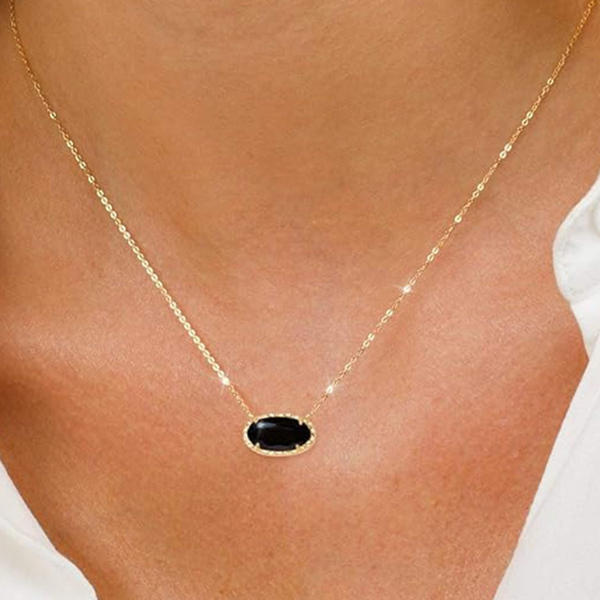 ZEYA - Blythe Natural Stone Necklace