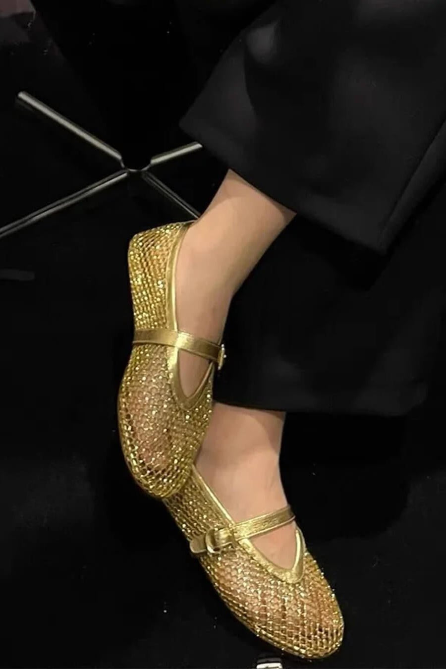 ZEYA - Cassia Mesh Ballet Flats