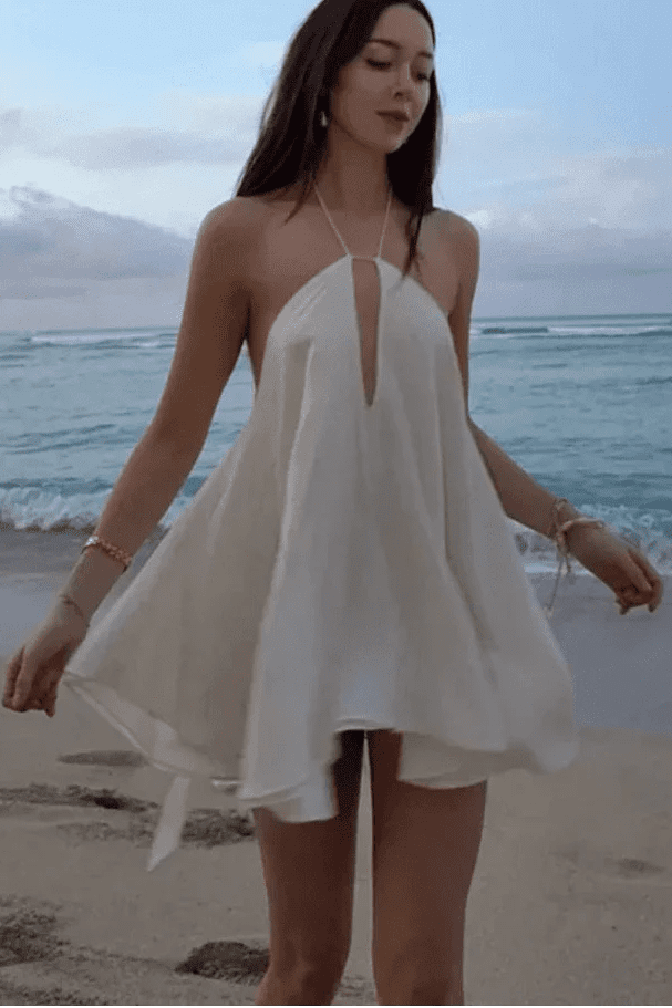 ZEYA - Catalina Off-Shoulder Hollow Out Summer Dress