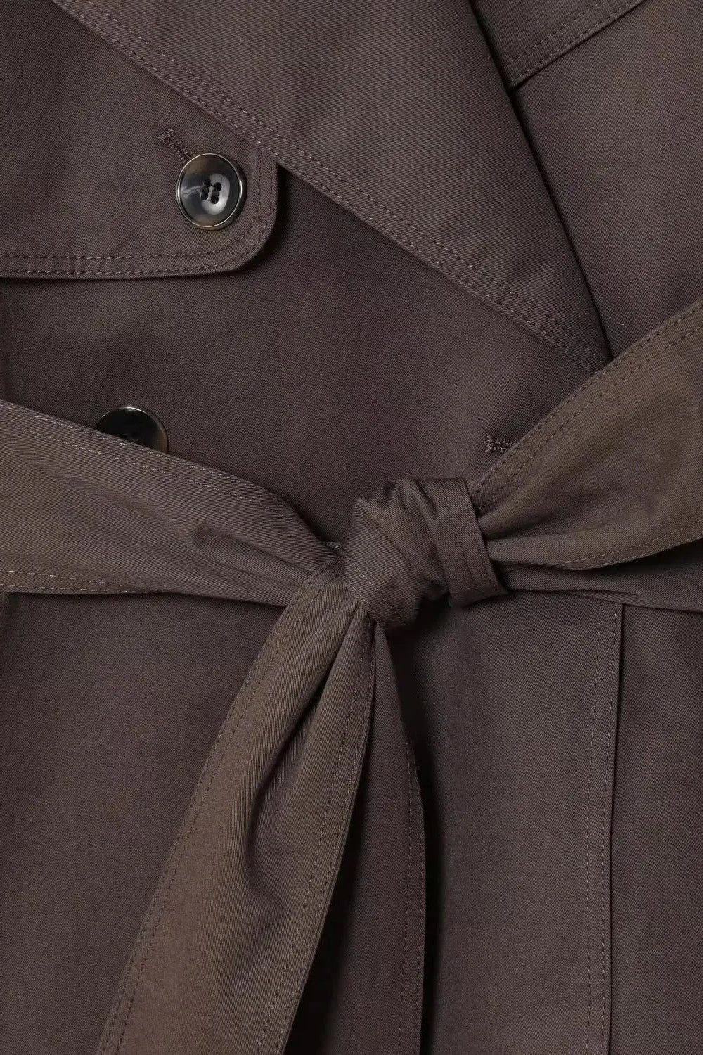 ZEYA - Dianna Belted Short Trench Coat