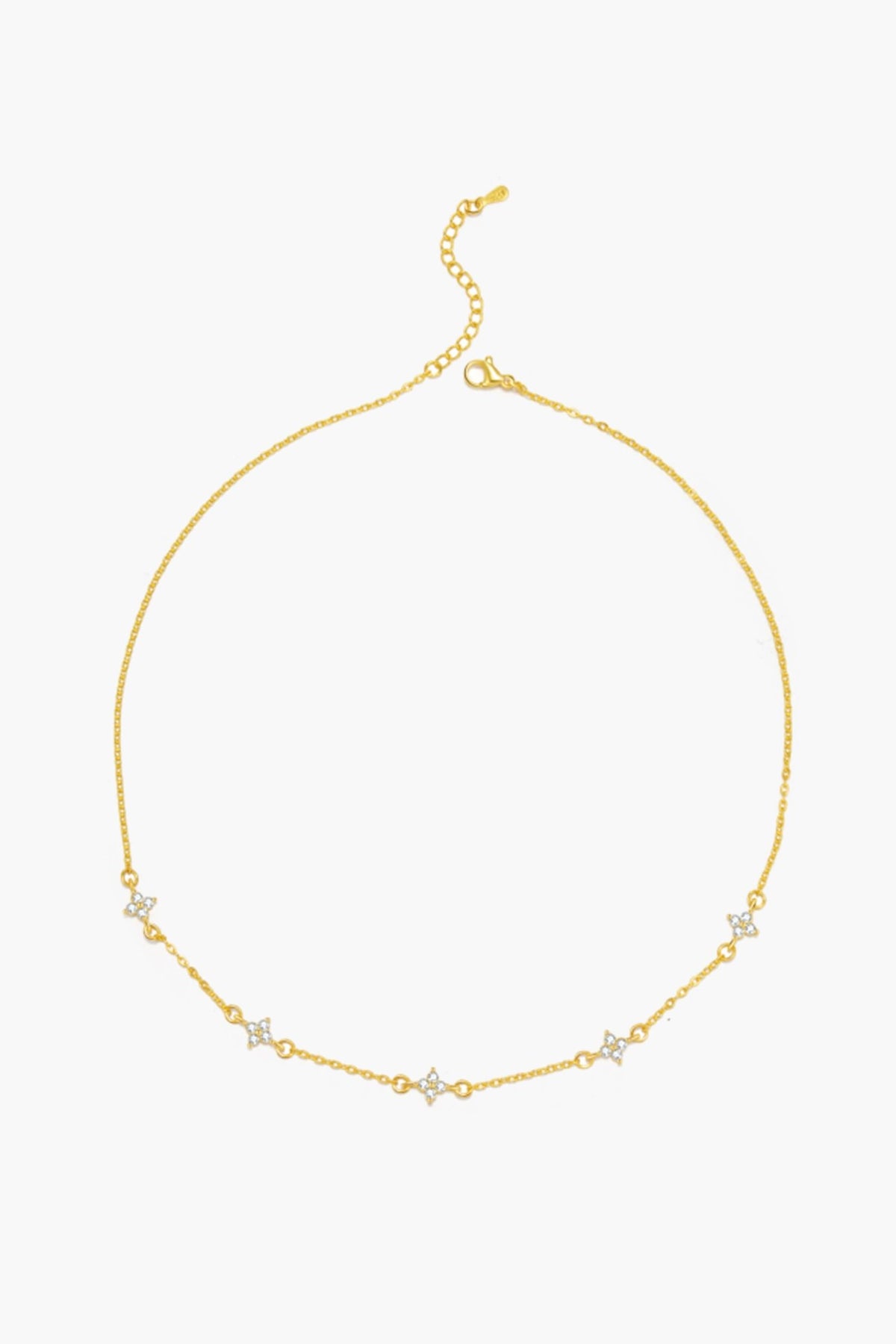 ZEYA - Dina Flower Zirconia Necklace