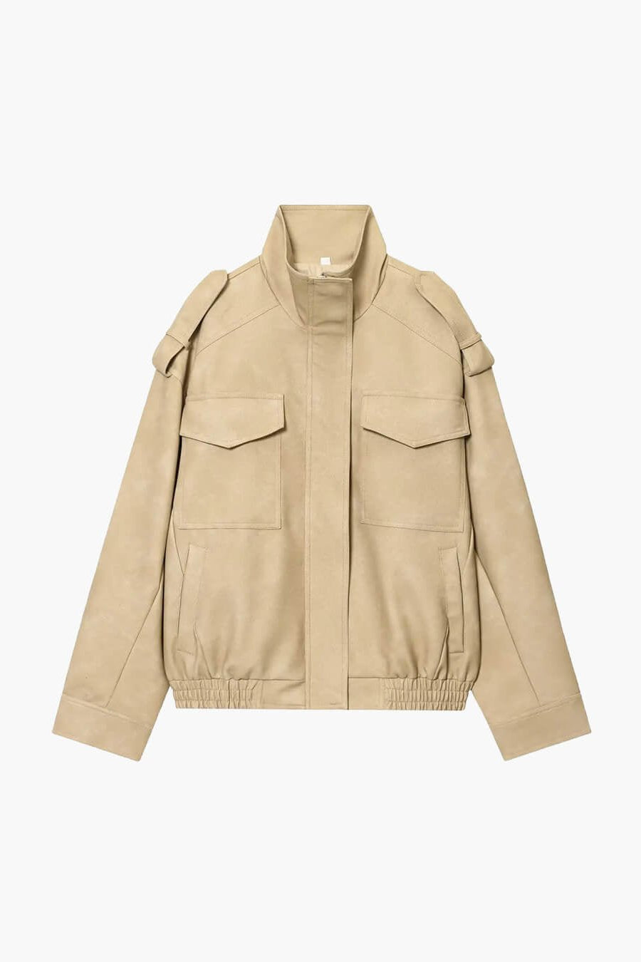 ZEYA - Elisse Suede Bomber Jacket