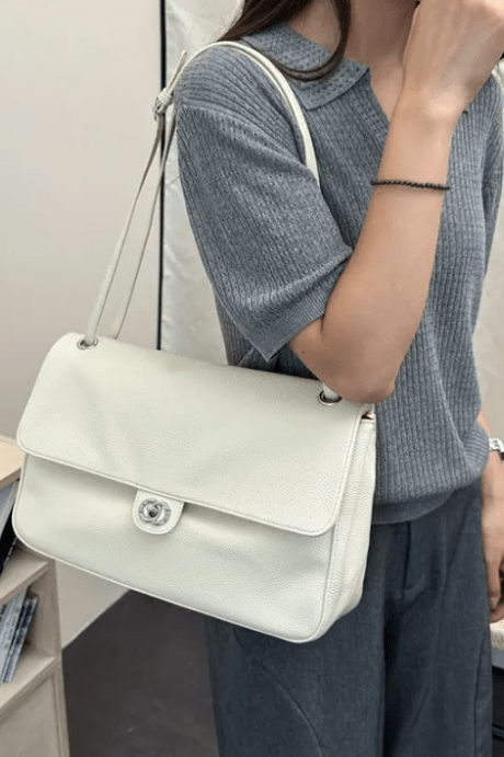 ZEYA - Emma Buckle Flap Shoulder Bag