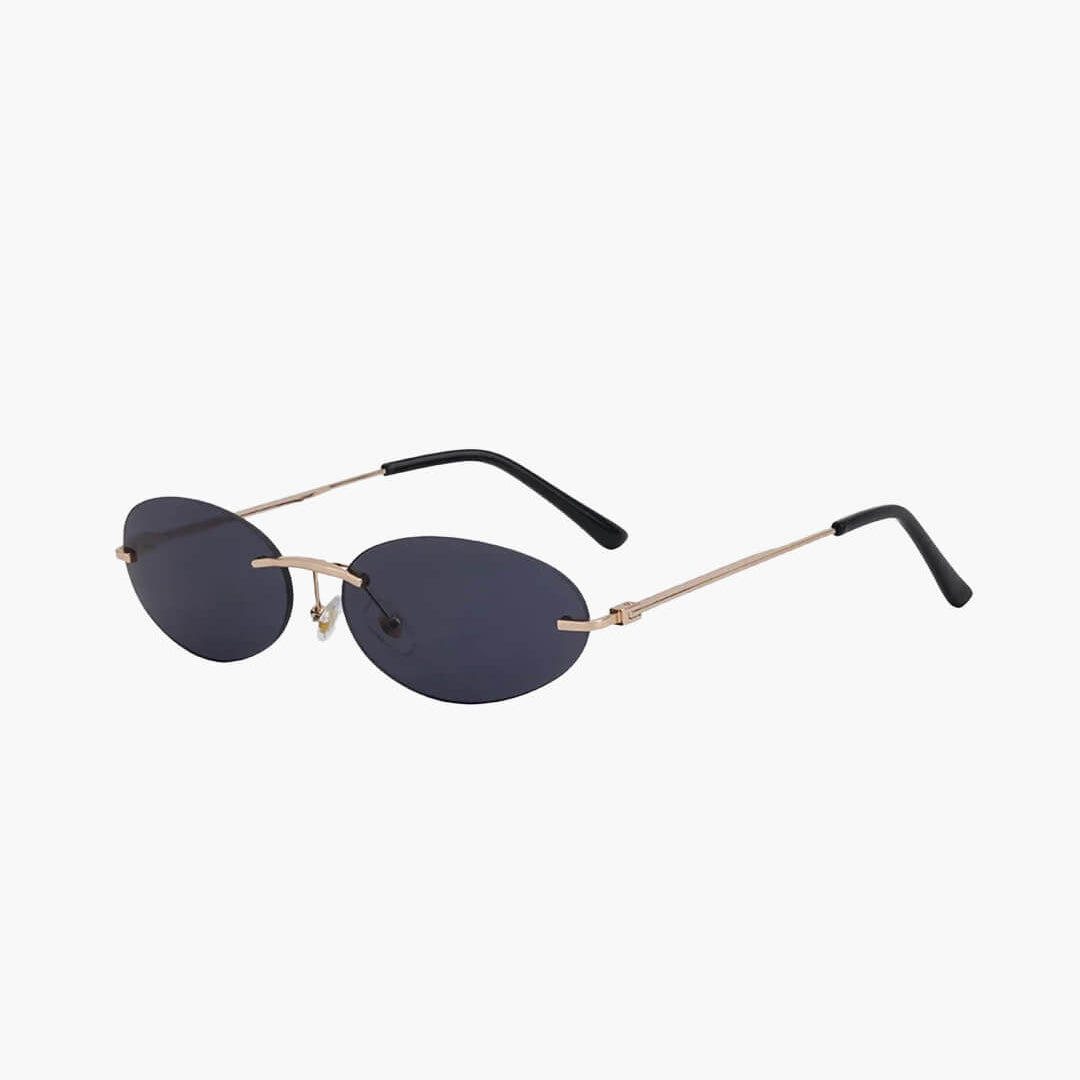 ZEYA - Evelyn Oval Retro Sunglasses