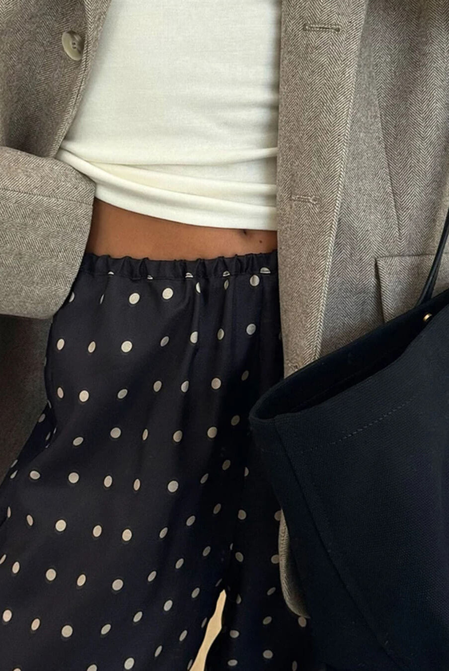 ZEYA - Evita Polka Dot Satin Pants