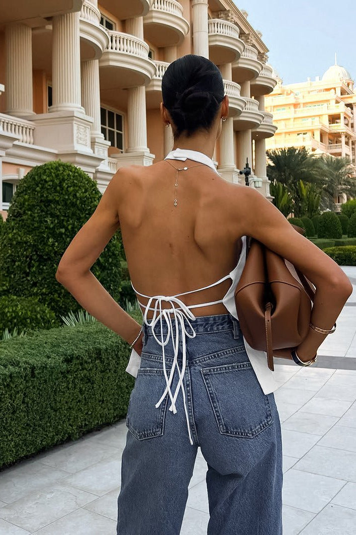 ZEYA - Felice Halter Neck Backless Top