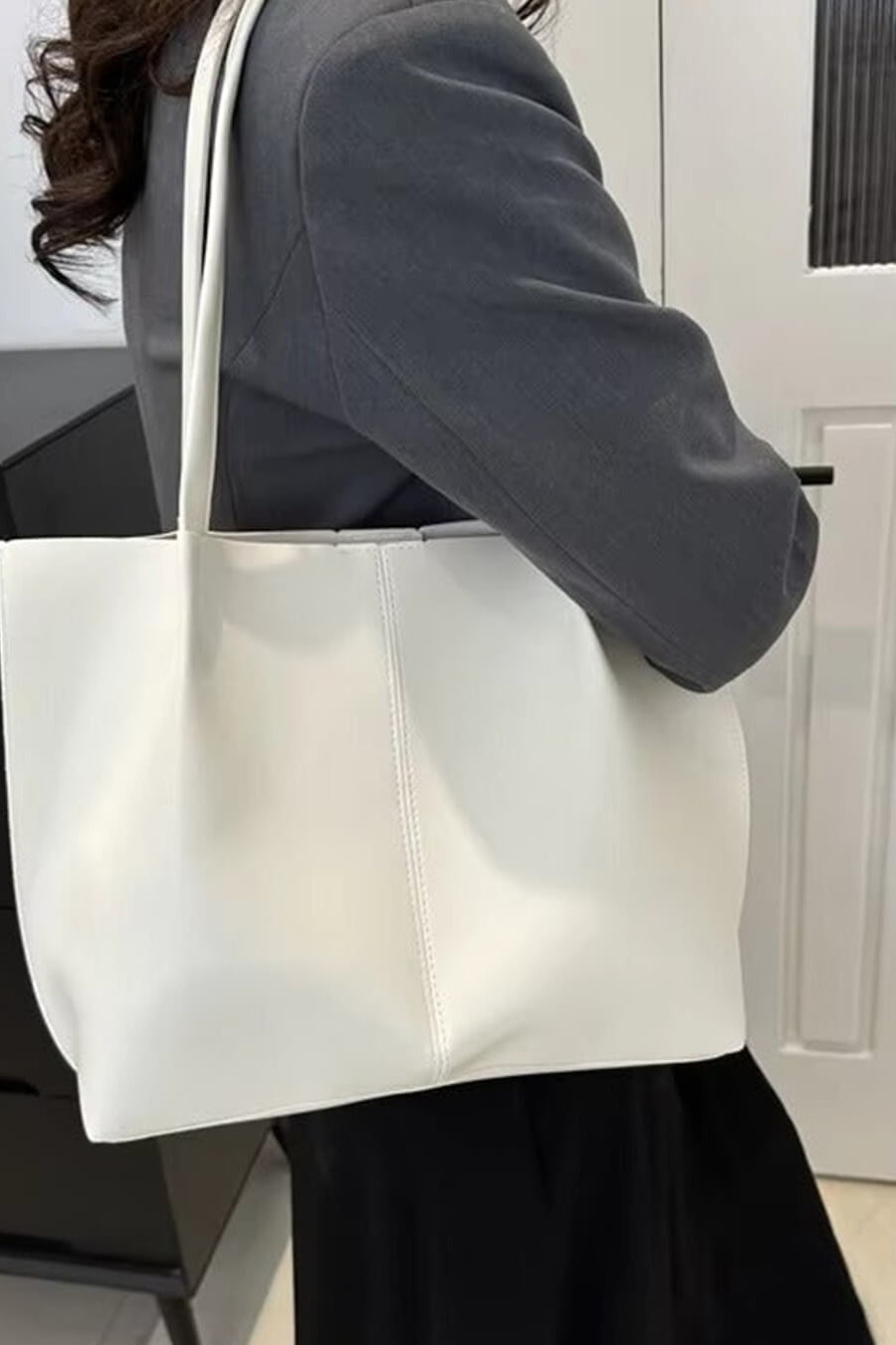 ZEYA - Francesca Faux Leather Tote Bag