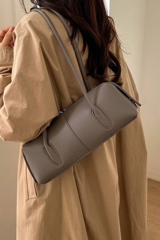 ZEYA - Hannah Cylindrical Leather Shoulder Bag