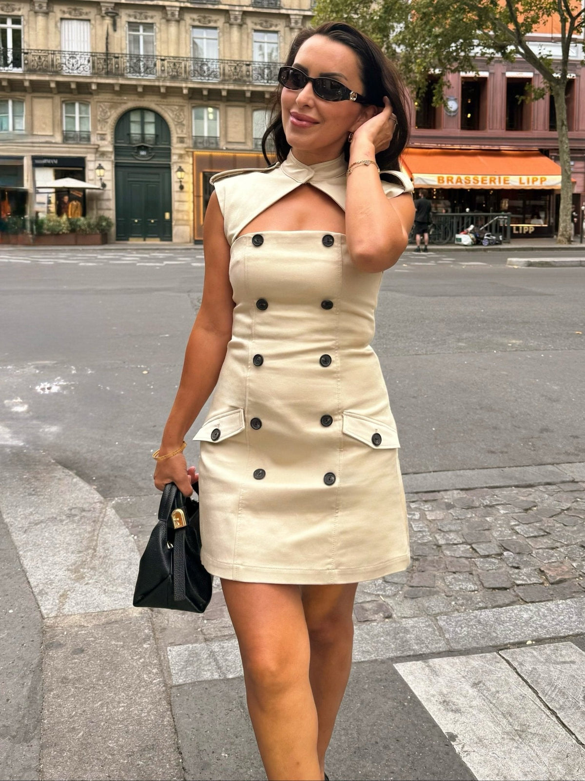 ZEYA - Helen Sleeveless Cutout Sheath Mini Dress