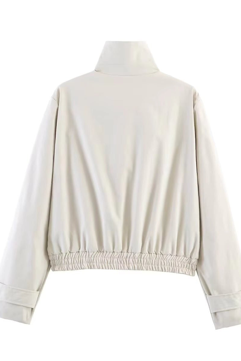 ZEYA - Helena Cropped Bomber Jacket