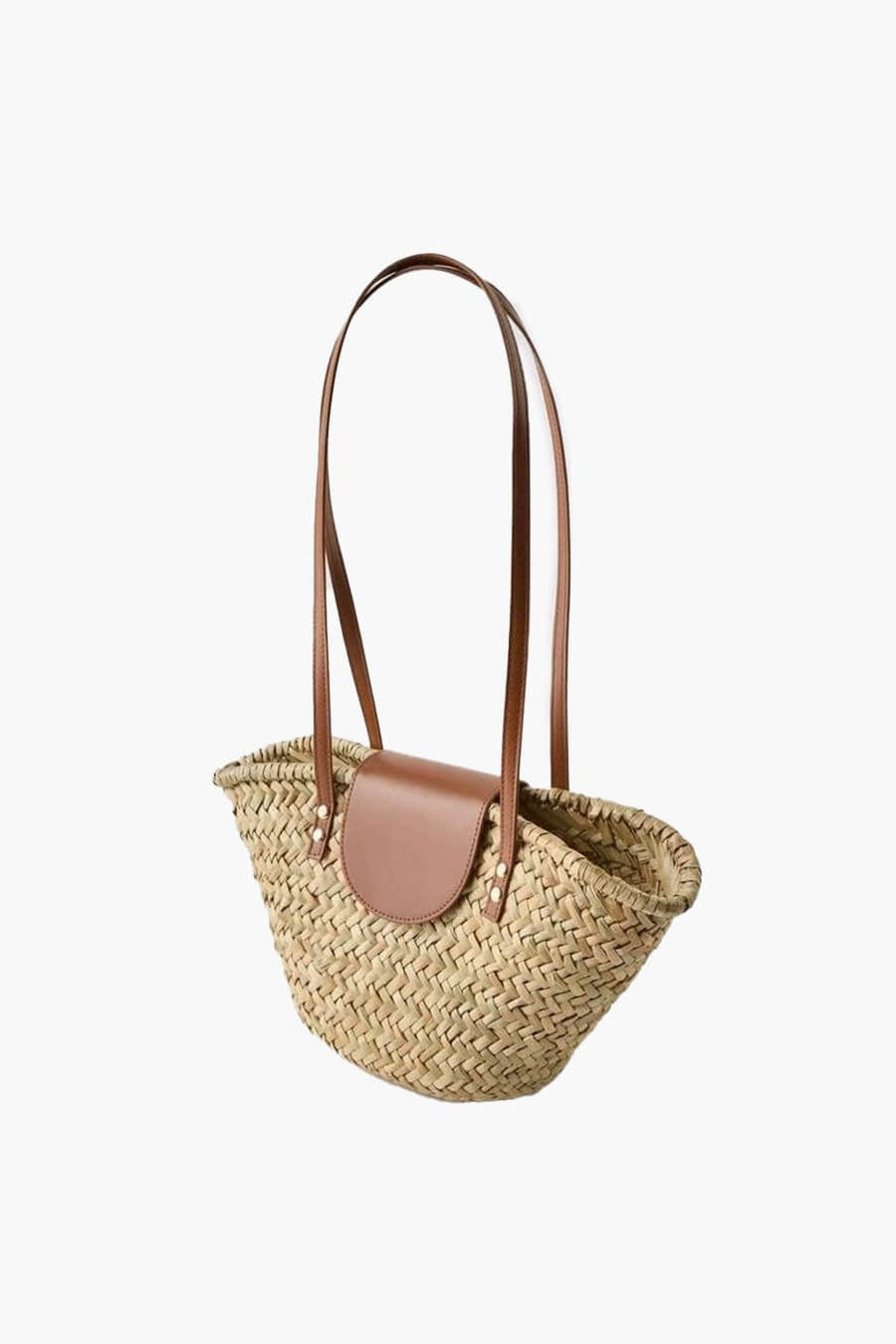 ZEYA - Ingela Woven Rattan Shoulder Bag