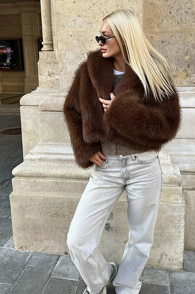 ZEYA - Jemisha Short Faux Fur Coat