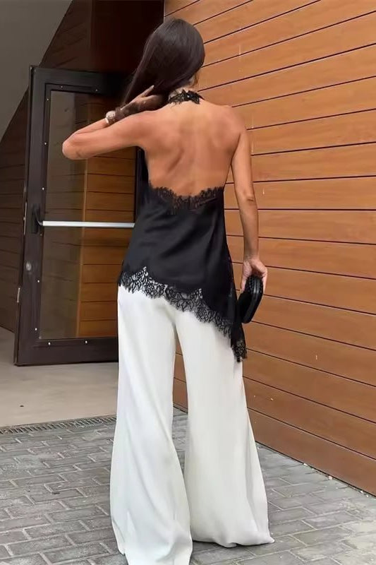 ZEYA - Jenny Backless Lace Top