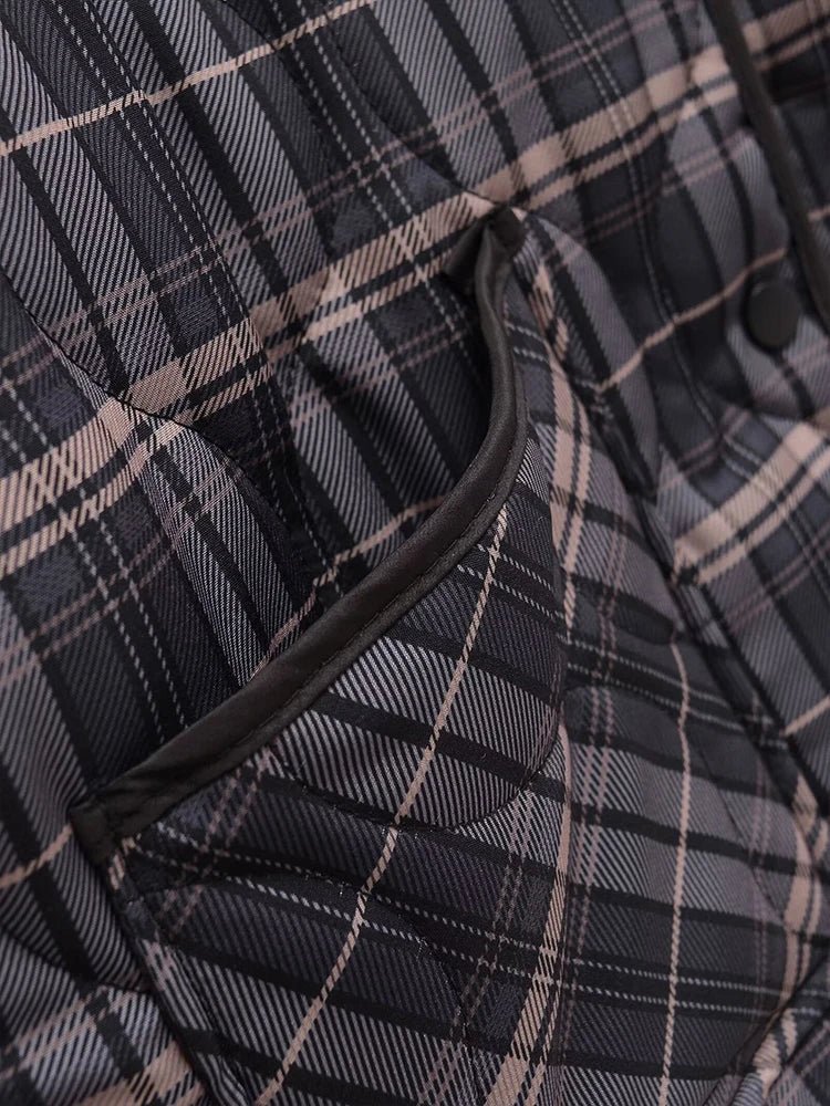 ZEYA - Jessica Plaid Padded Jacket