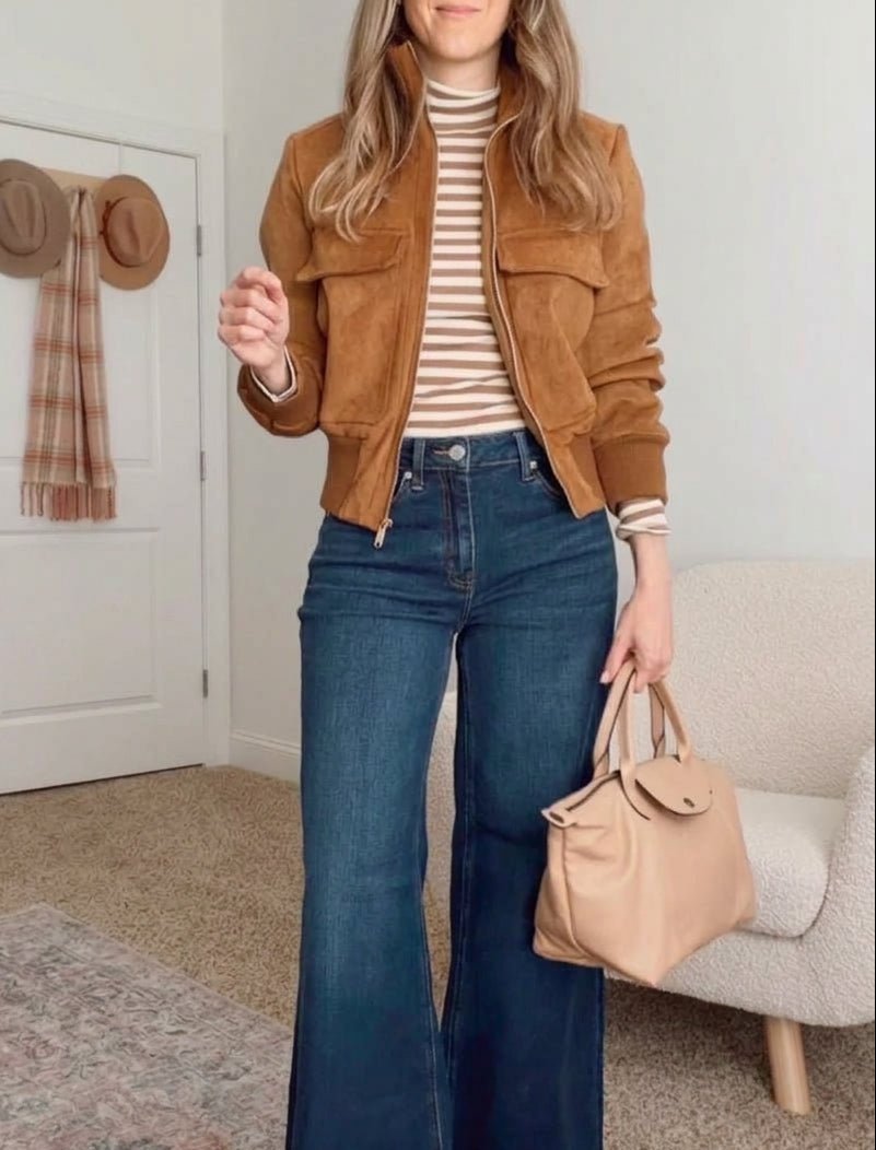 ZEYA - Joanna Cropped Bomber Jacket