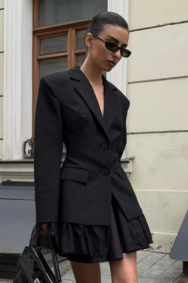 ZEYA - Joanne Blazer with Lace Details