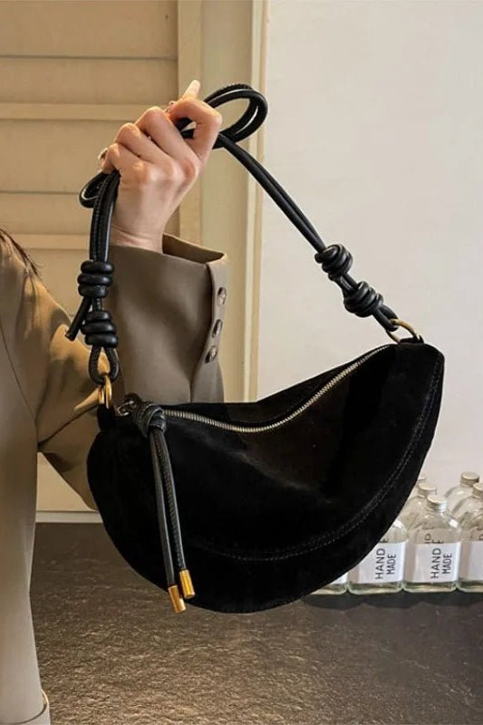 ZEYA - Josette Suede Shoulder Bag