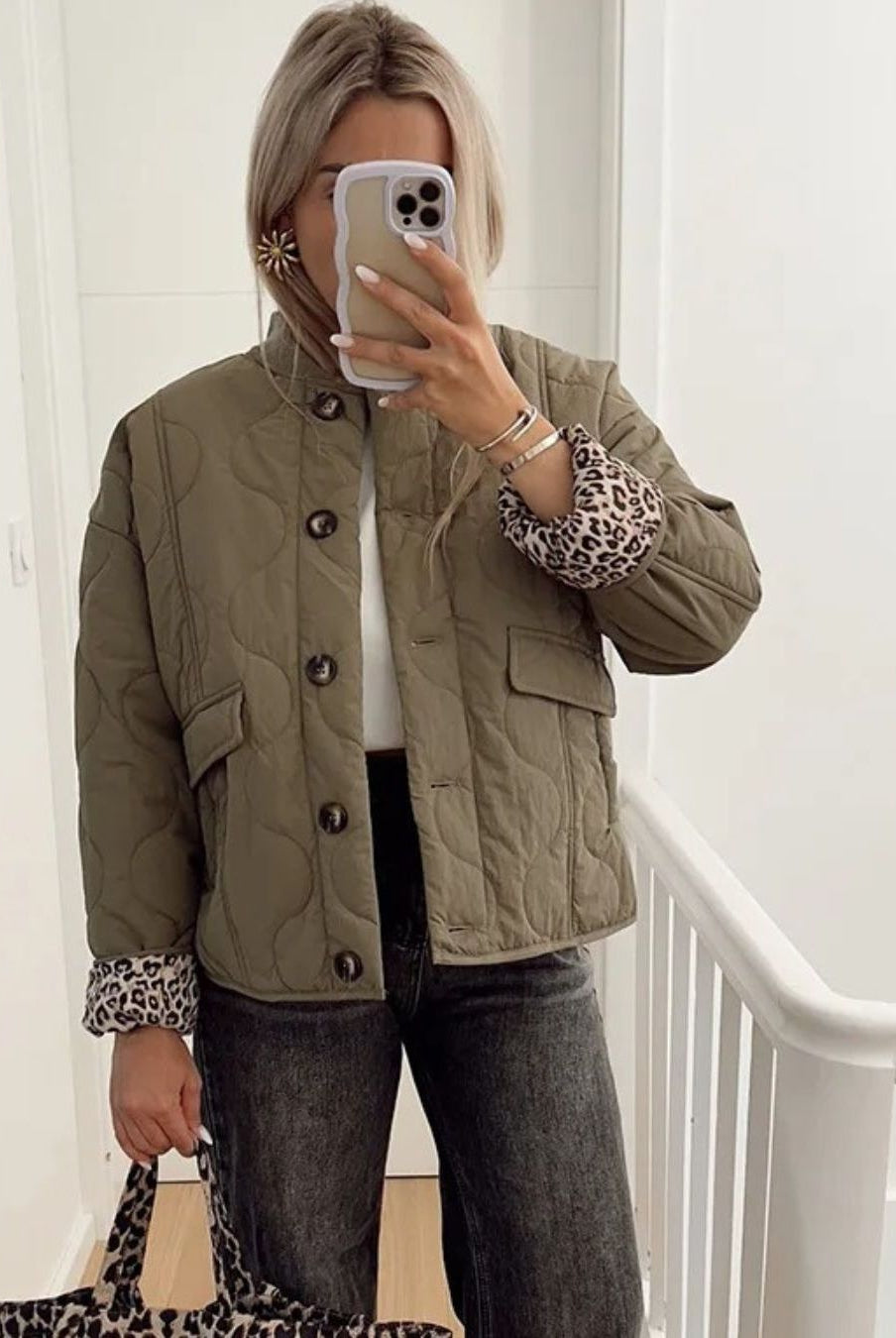 ZEYA - Julia Quilted Bomber Jacket