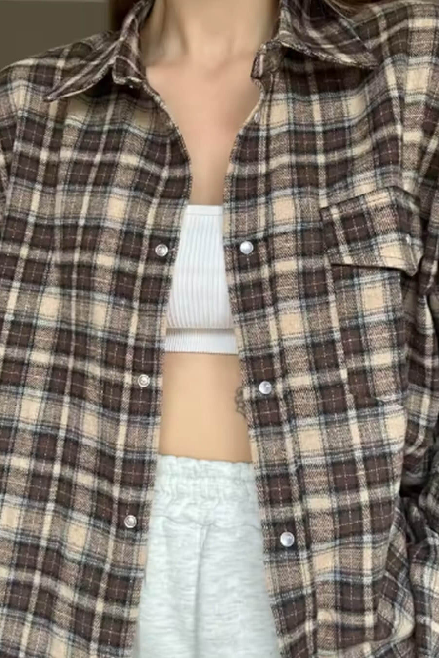ZEYA - Kate Oversized Plaid Shirt
