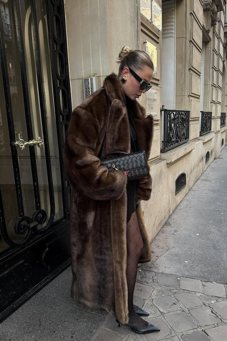 ZEYA - Laney Faux Fur Maxi Coat