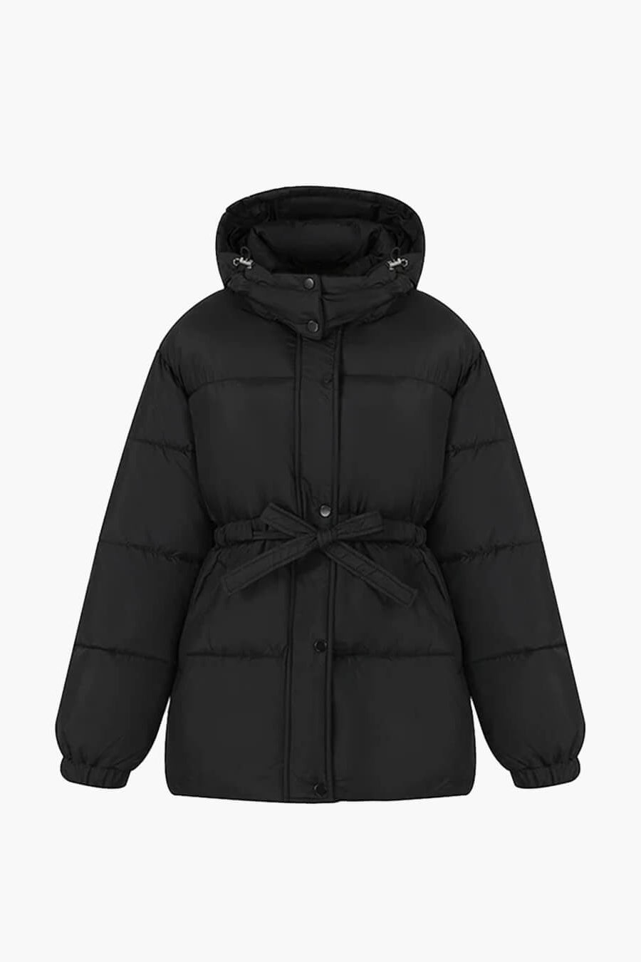 ZEYA - Lani Lace Up Hooded Coat