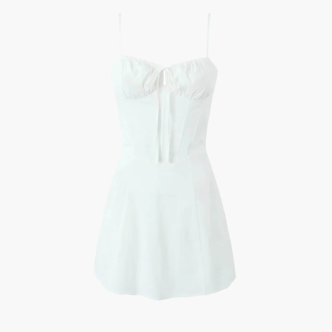 ZEYA - Laura Lace Up Mini Dress