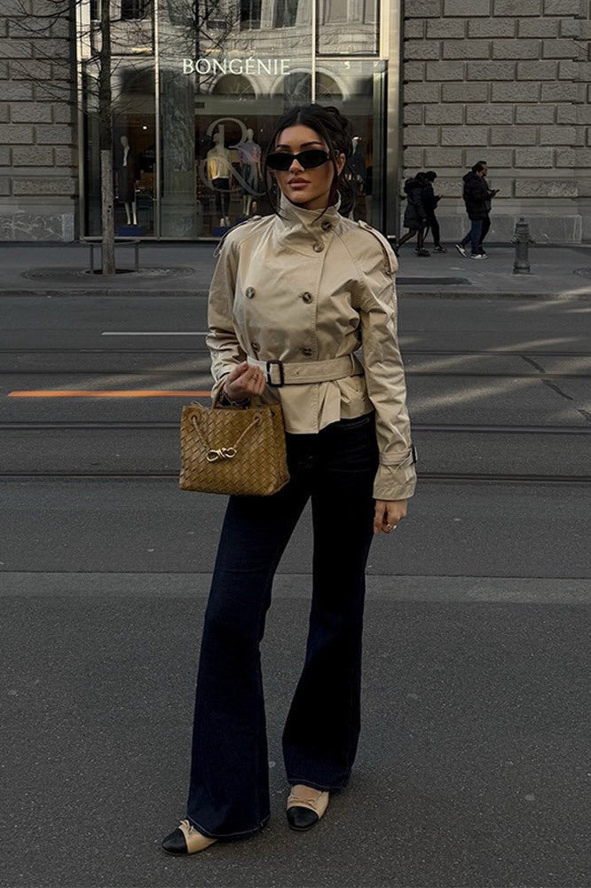 ZEYA - Lindy Cropped Trench Coat