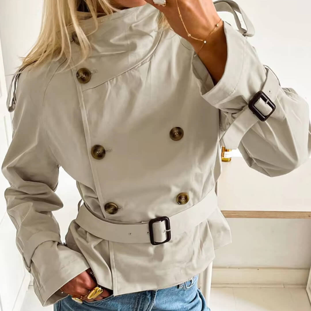 ZEYA - Lisa Cropped Trench Coat