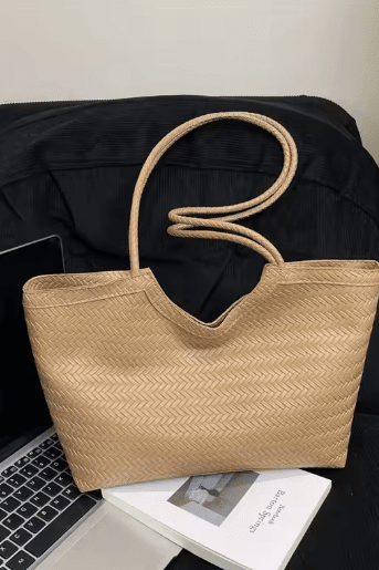 ZEYA - Lisa Textured Weave Handbag