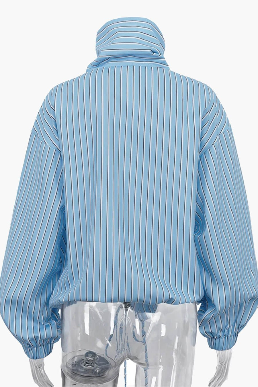 ZEYA - Lucy Striped High Neck Shirt