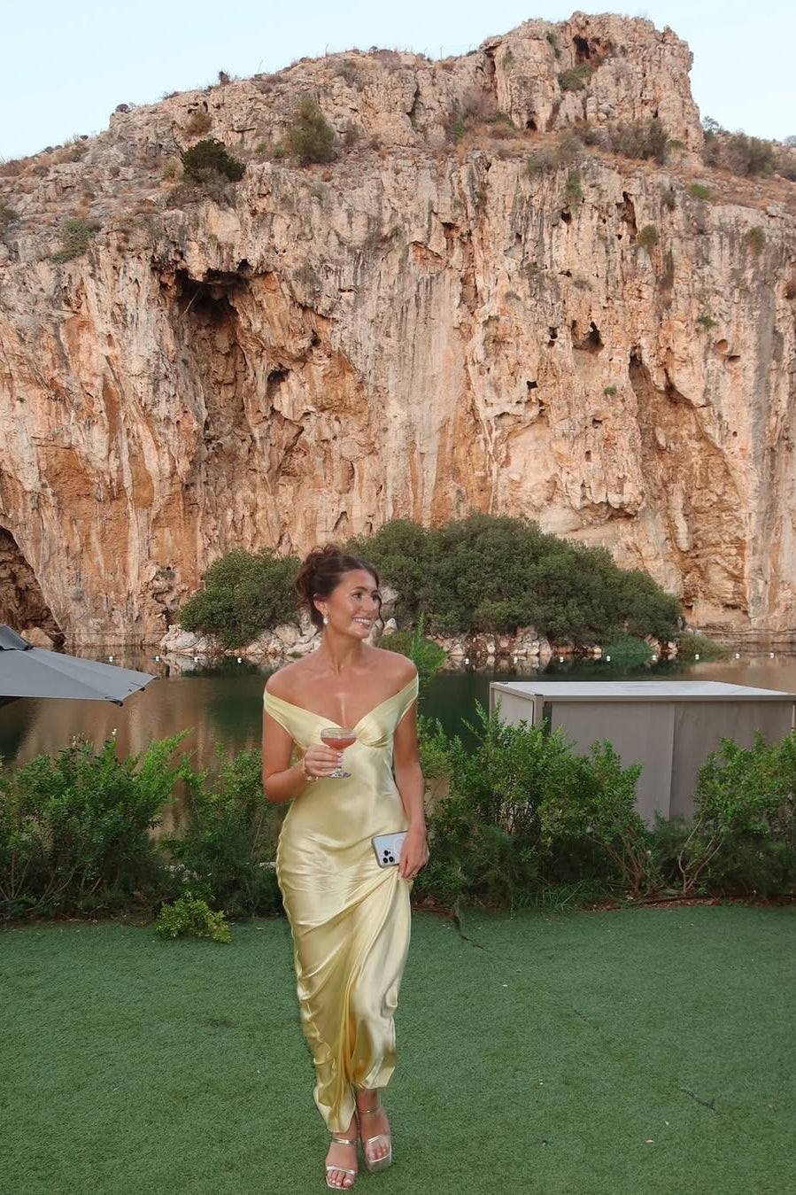 ZEYA - Maelle Backless Satin Maxi Dress