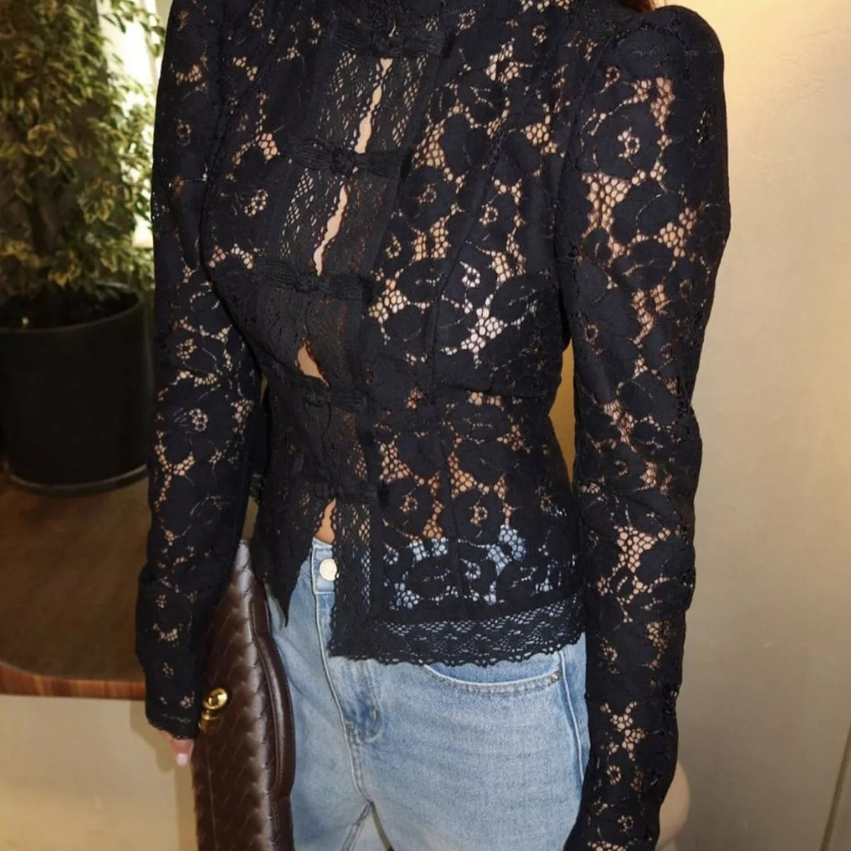 ZEYA - Mariana Sheer Lace Blouse