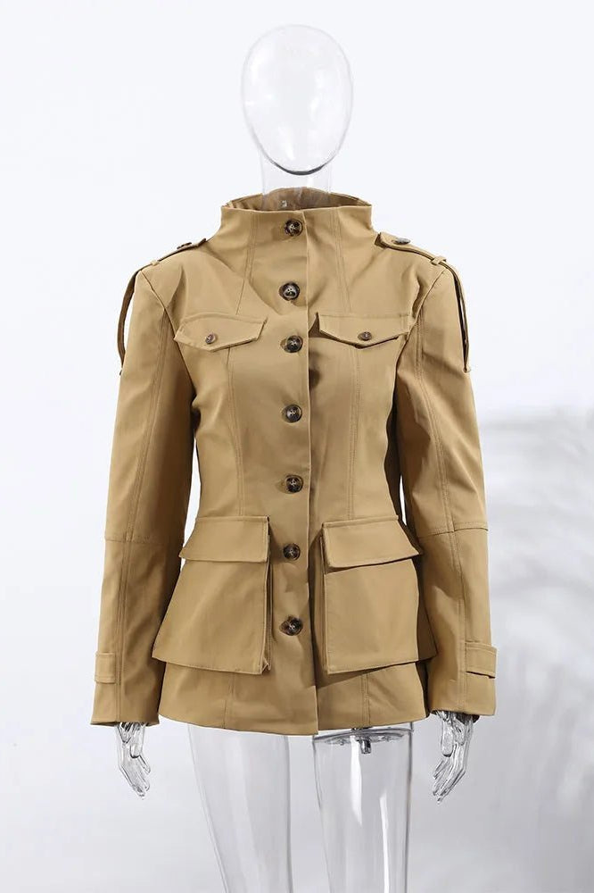 ZEYA - Melina Slim Fit Trench Coat