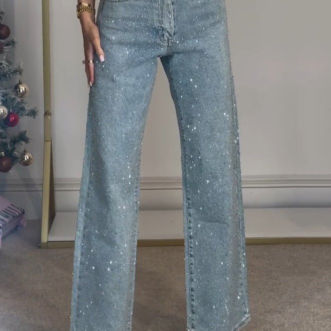 ZEYA - Mica High - Waist Glitter Jeans