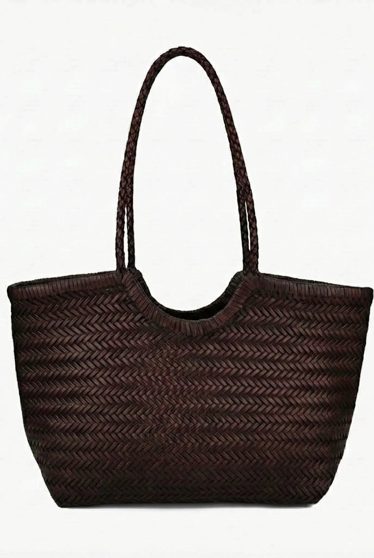 ZEYA - Mica Woven Faux Leather Bag