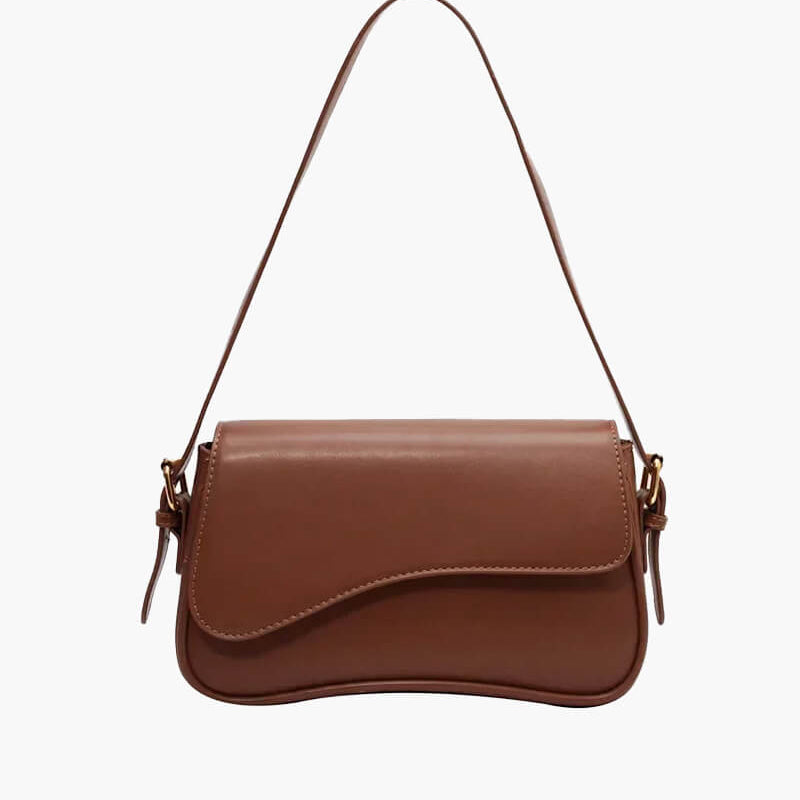 Zeya - Mila Shoulder Saddle Bag Brown Regular